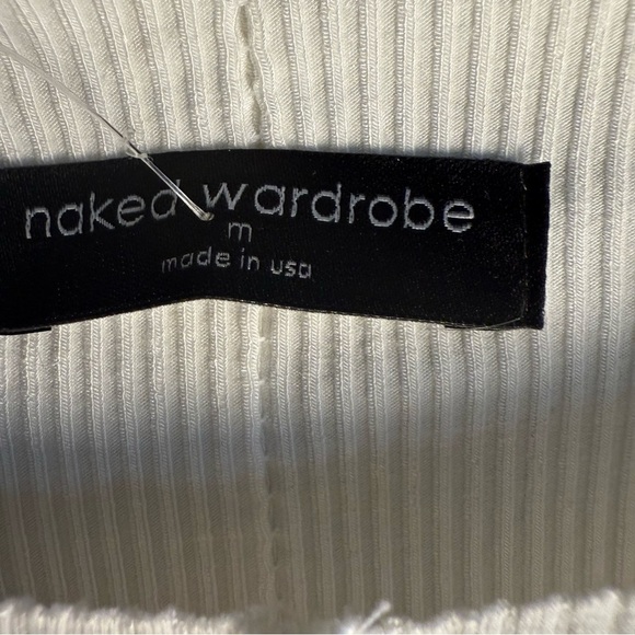 Naked Wardrobe Women's Simple. Minimal. Classic.Bodycon finish Dress Size M - Picture 10 of 12